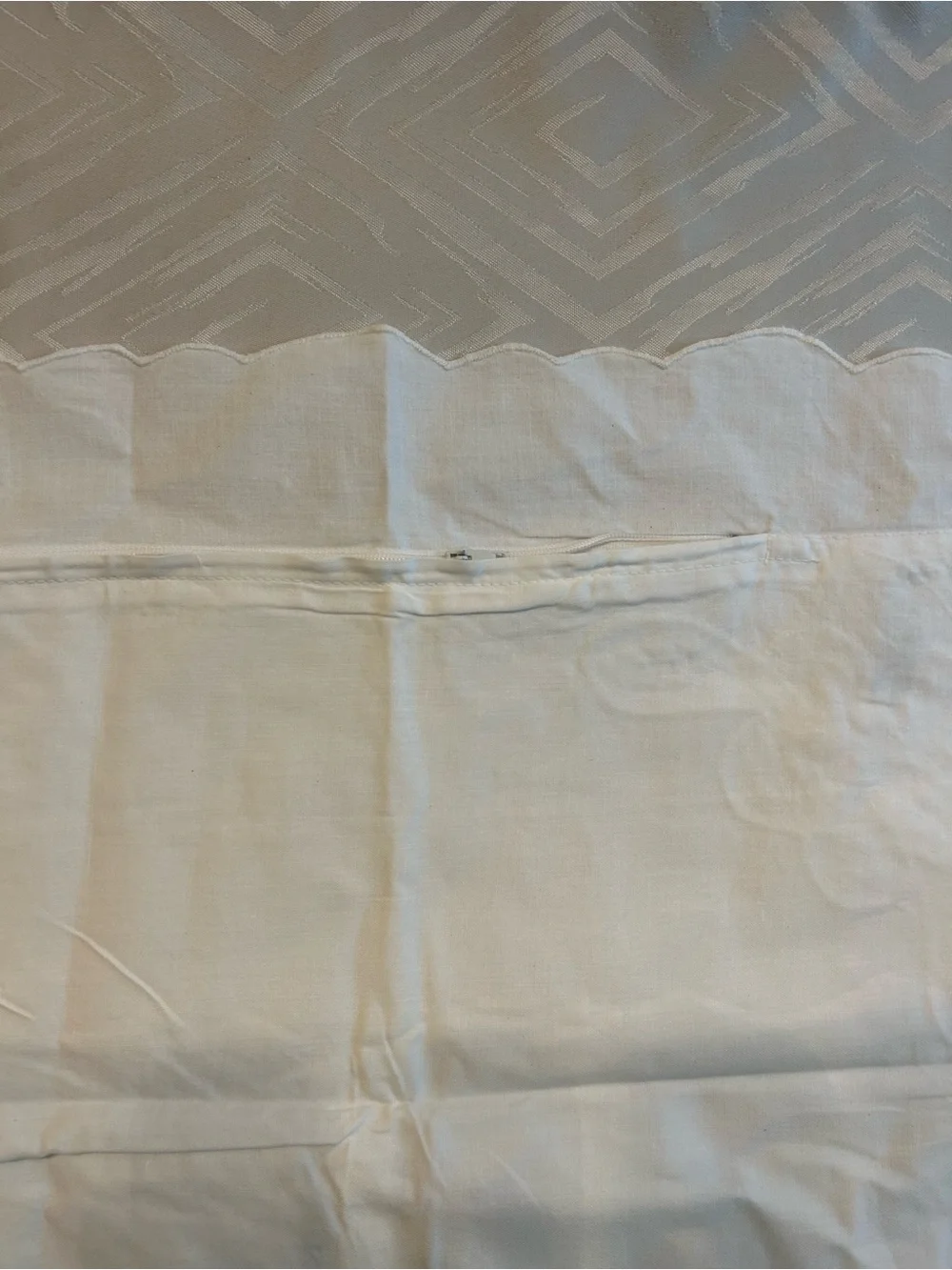 Pair of Vintage Battenburg Lace Pillow Shams NWT